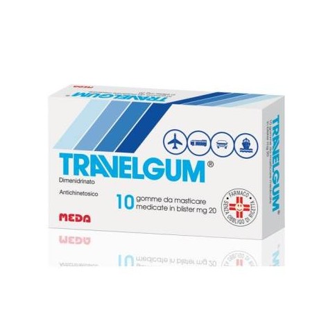 Travelgum 10gomme Masticabile 20mg