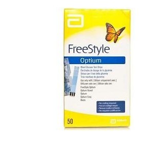 Strisce Misurazione Glicemia Freestyle Optium Test Strips 25 Pezzi