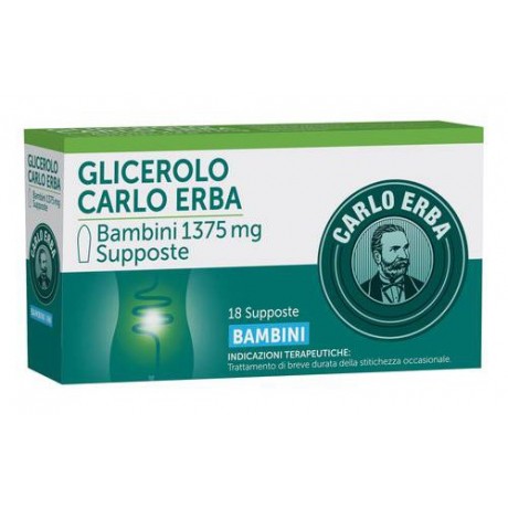 Glicerolo Bambini 18 Supposte 1375mg