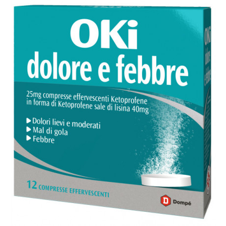 Oki Dolore E Febbre 12 Compresse Effervescente