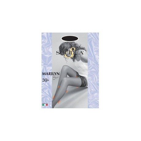 Marilyn 30 Sheer Calza Autoreggente Cammello 2