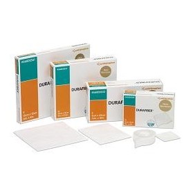 Medicazione Sterile In Fibre Di Cellulosa Etilsolfonata Gelificante Durafiber 5x5cm 10 Pezzi