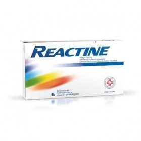 Reactine 6 Compresse 5mg+120mg Rilascio Prolungato