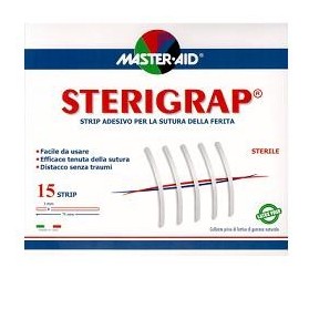 Cerotto Per Sutura Master-aid Sterigrap 7,5x0,6 12 Pezzi