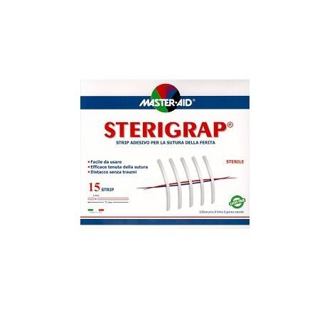 Cerotto Per Sutura Master-aid Sterigrap 7,5x0,6 12 Pezzi