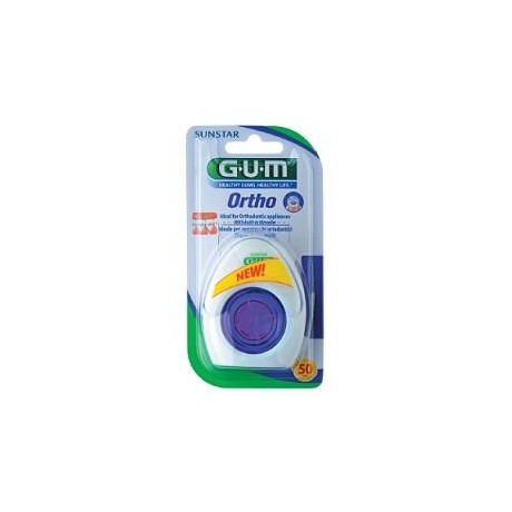 Gum Ortho Floss Filo Spugnoso 50 Pezzi