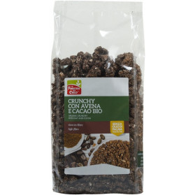 Fsc Crunchy Con Avena E Cacao Bio Adulti Alto Contenuto Di Fibre Con Olio Di Girasole Senza Olio Di Palma 375 g