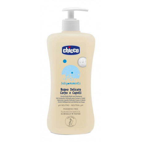 Chicco Cosmetici Baby Moments Corpo Capelli 500 ml