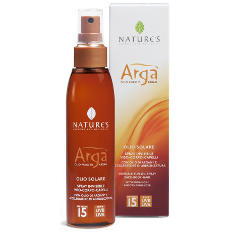 Arga' Olio Solare Spray Invisibile Spf 15 150 ml