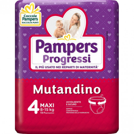 Pampers Prog Mut Cp Tg4 M 19pz