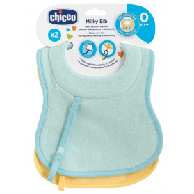 Chicco Bavagline 0m+ 2pz Azzurro