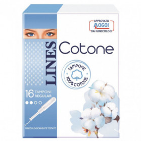 Lines Cotone Tampone Regul 16p