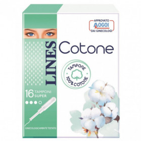 Lines Cotone Tampone Super 16p