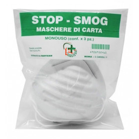 Mascherina Di Carta Stop Smog 3 Pezzi