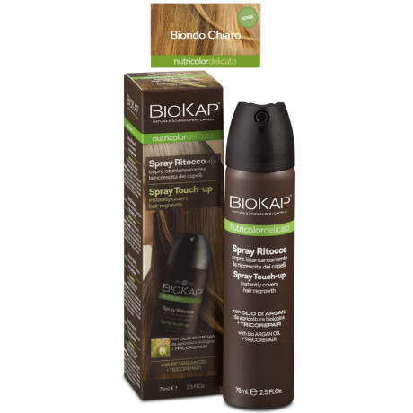 Bios Line Biokap Nutricolor Delicato Spray Ritocco Biondo Chiaro 75 ml