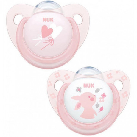 Nuk Succhietto R&b Rosa Si 0-6 2 Pezzi