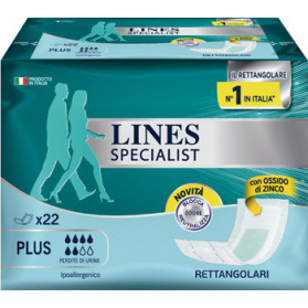 Lines Specialist Pannolone Rettangolare 22 Pezzi