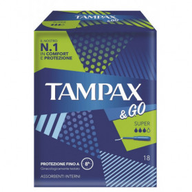 Tampax&go Super 18pz