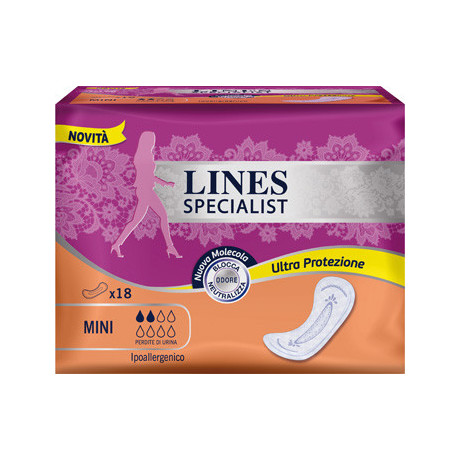 Lines Specialist Pannolone Mini Farma 18 Pezzi