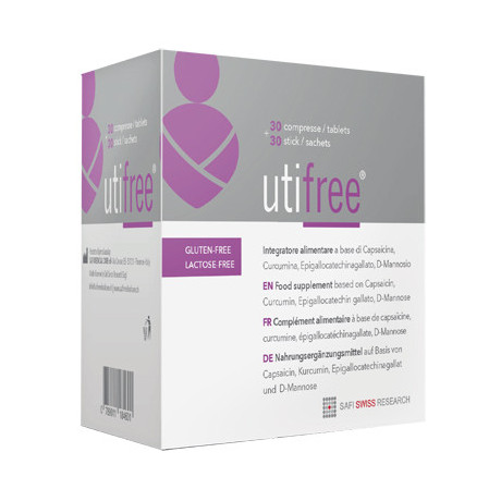 Utifree 30 Compresse + 30 Stick Da 2,5 g