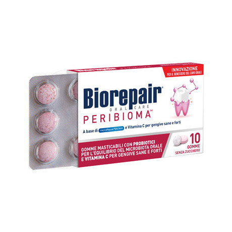 Biorepair Peribioma Gomme Masticabili 10 Compresse Da 1,2 g