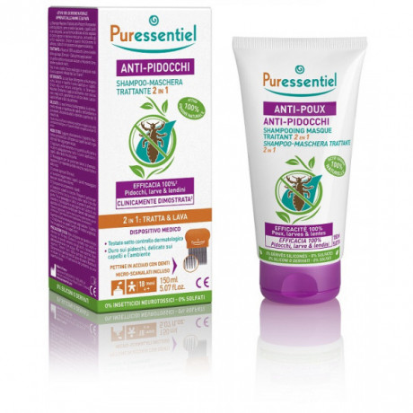 Puressentiel Shampoo Maschera Trattante Pidocchi 150 ml