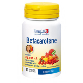 Longlife Betacarotene 30 Compresse