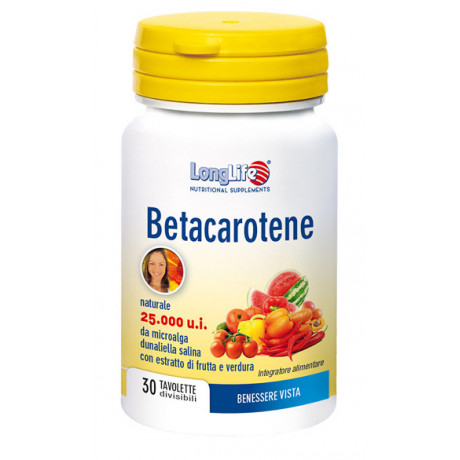 Longlife Betacarotene 30 Compresse