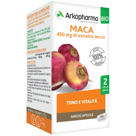 Arkocps Maca Bio 40 Capsule