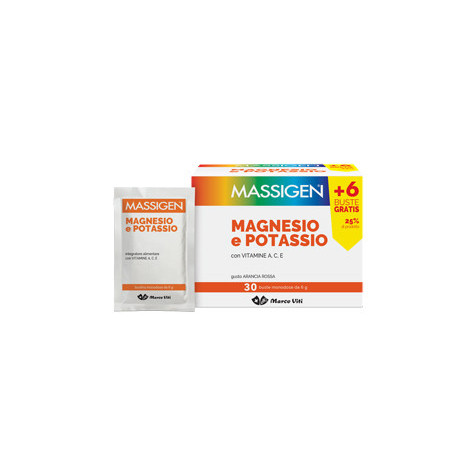 Mass Magnesio Potassio 24+6 Bustine 6 g