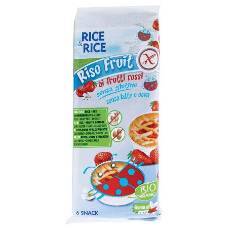 Rice&rice Riso Fruit Frutti Rossi 6 X 33 g Senza Uova