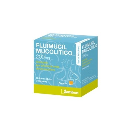 Fluimucil Mucolitico 30 Bustine 200mg Senza Zucchero