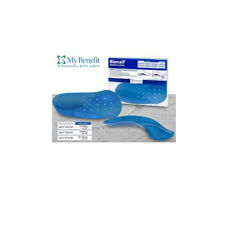 Plantare Attivo Preformato Bionaif Blu Misura Media 2 Pezzi
