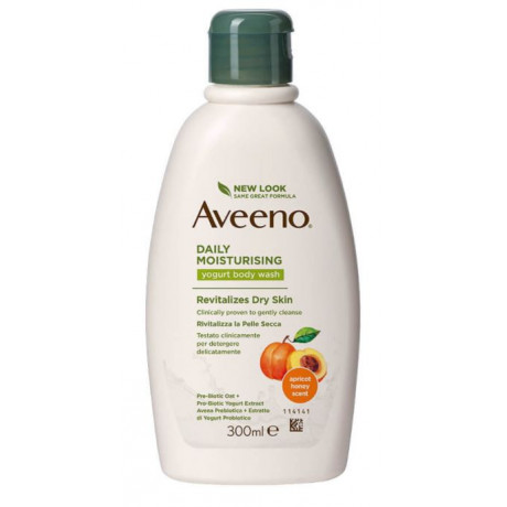 Aveeno Bagno Doccia Yogurt/albicocca/miele 300 ml Promo