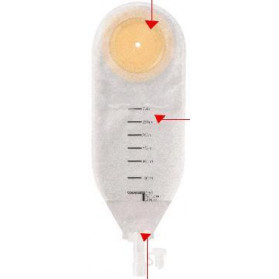 Sacca Per Drenaggio Delle Ferite Coloplast Capacita' Midi 300ml 20 Pezzi Articolo 2245