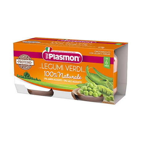 Plasmon Omog Legumi Verdi2x80g