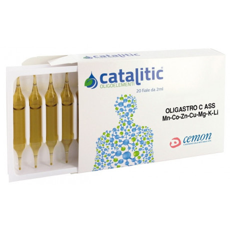 Catalitic Oligoelementi Oligatro Mn-co-zn-cu-mg-k-li 20 Ampolle
