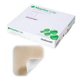 Schiuma Di Poliuretano Assorbente Sottile Con Strato Di Contatto In Silicone Morbido Mepilex Lite 15x15 5 Pezzi