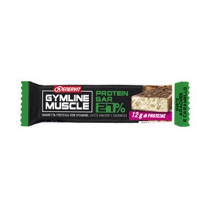 Gymline Muscle Protein Barretta 27% Arachidi E Caramello 45 g