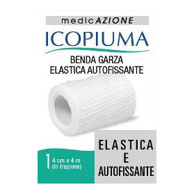 Benda Garza Elastica Icopiuma Autofissante Cm 4 X 4 Mt