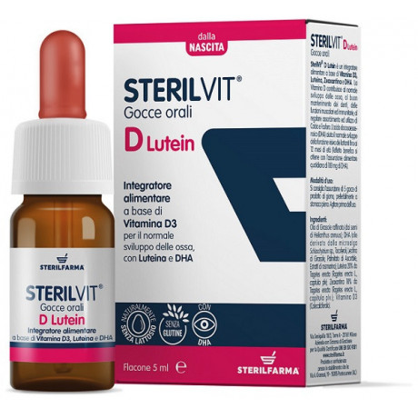 Sterilvit D Lutein Dha Gocce 5ml