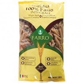 Pasta 100% Farro Integrale Penne Rigate 500 g