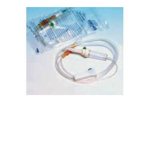 Set Sterile Per Infusione In Materiale Anallergico Con Para, Ago Vena E Roller. Confezione Singola