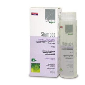 Max Hair Vegetal Shampoo Capelli Grassi 200 ml