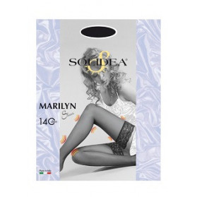 Marilyn 140 Sheer Calza Autoreggente Fumo 3