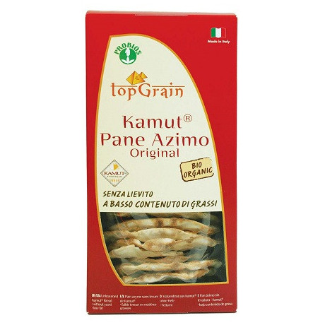 Top Grain Pane Azimo Di Kamut Original 125 g Senza Lievito