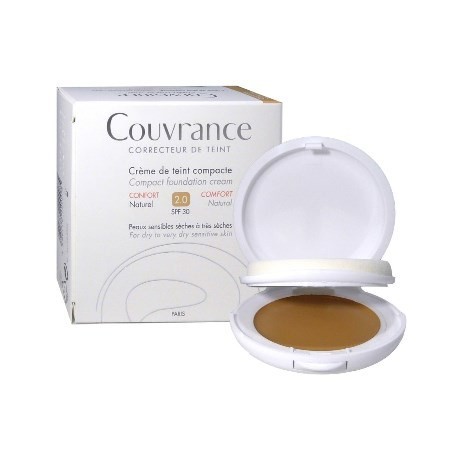 Eau Thermale Avene Couvrance Crema Compatta Colorata Nf Comfort Naturale 9,5 g