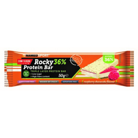 Rocky 36% Prot Bar Raspber 50g