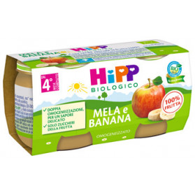 Hipp Omog Mela/banana 2x80g