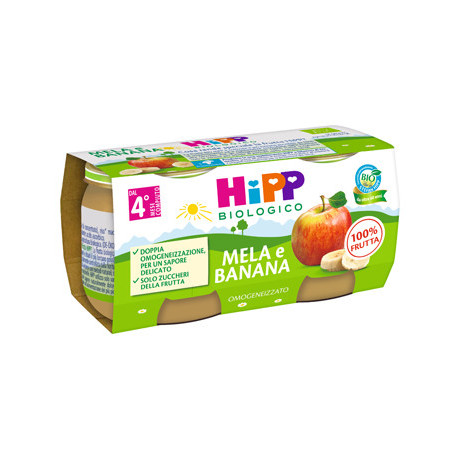 Hipp Omog Mela/banana 2x80g